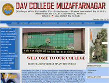 Tablet Screenshot of davcollegemzn.org